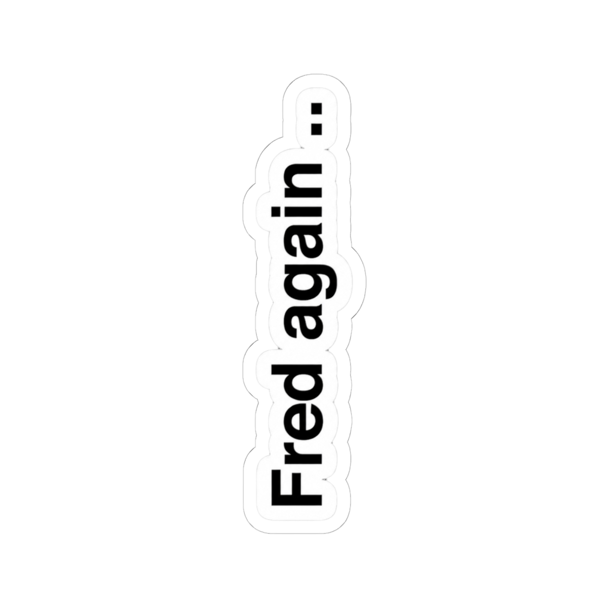 Fred again Sticker - alternate angle 2, merchandise