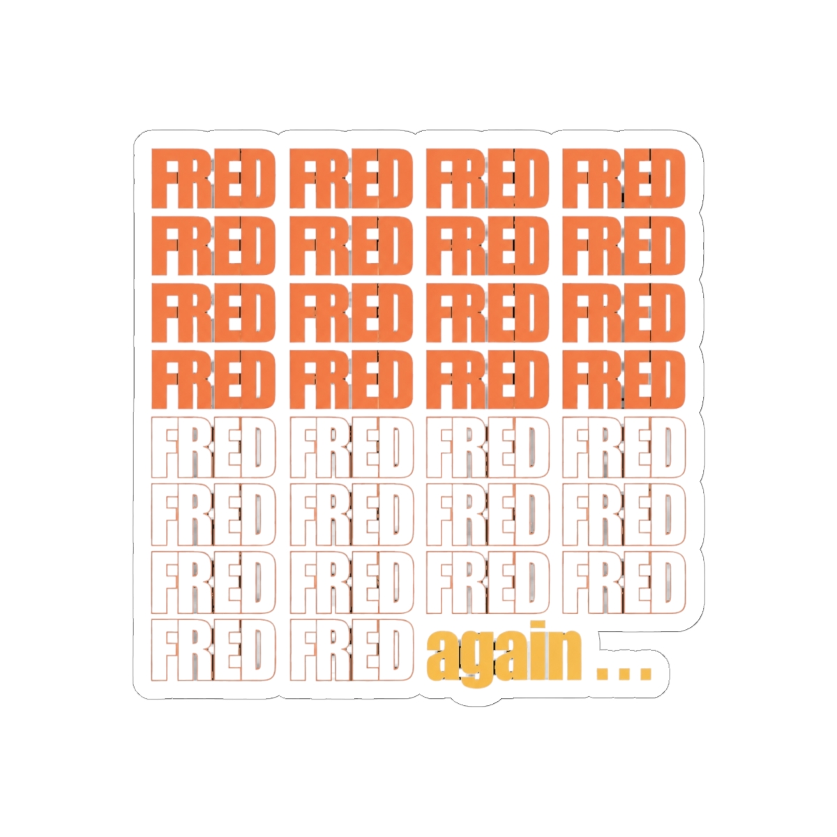 10 Days - Fred again - alternate angle 2, merchandise