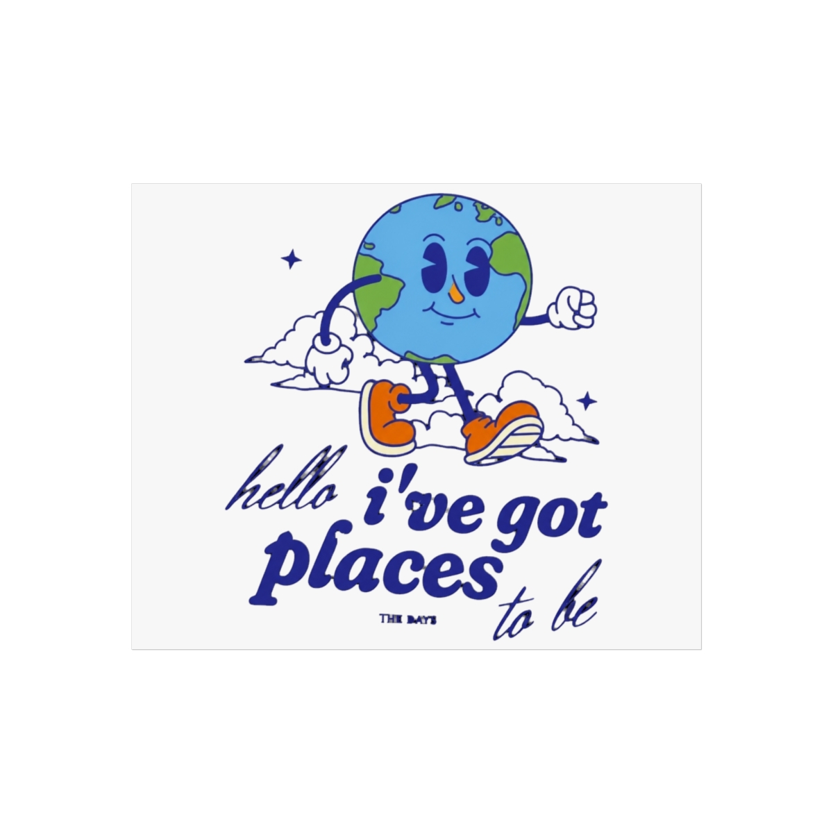 Places 2 Be Earth Fred Again Fans | Prints in Sizes A4-A0 | Must-Have Wall Art for Lovers of House & EDM Vibes | House Music Wall Art - alternate angle 1, merchandise