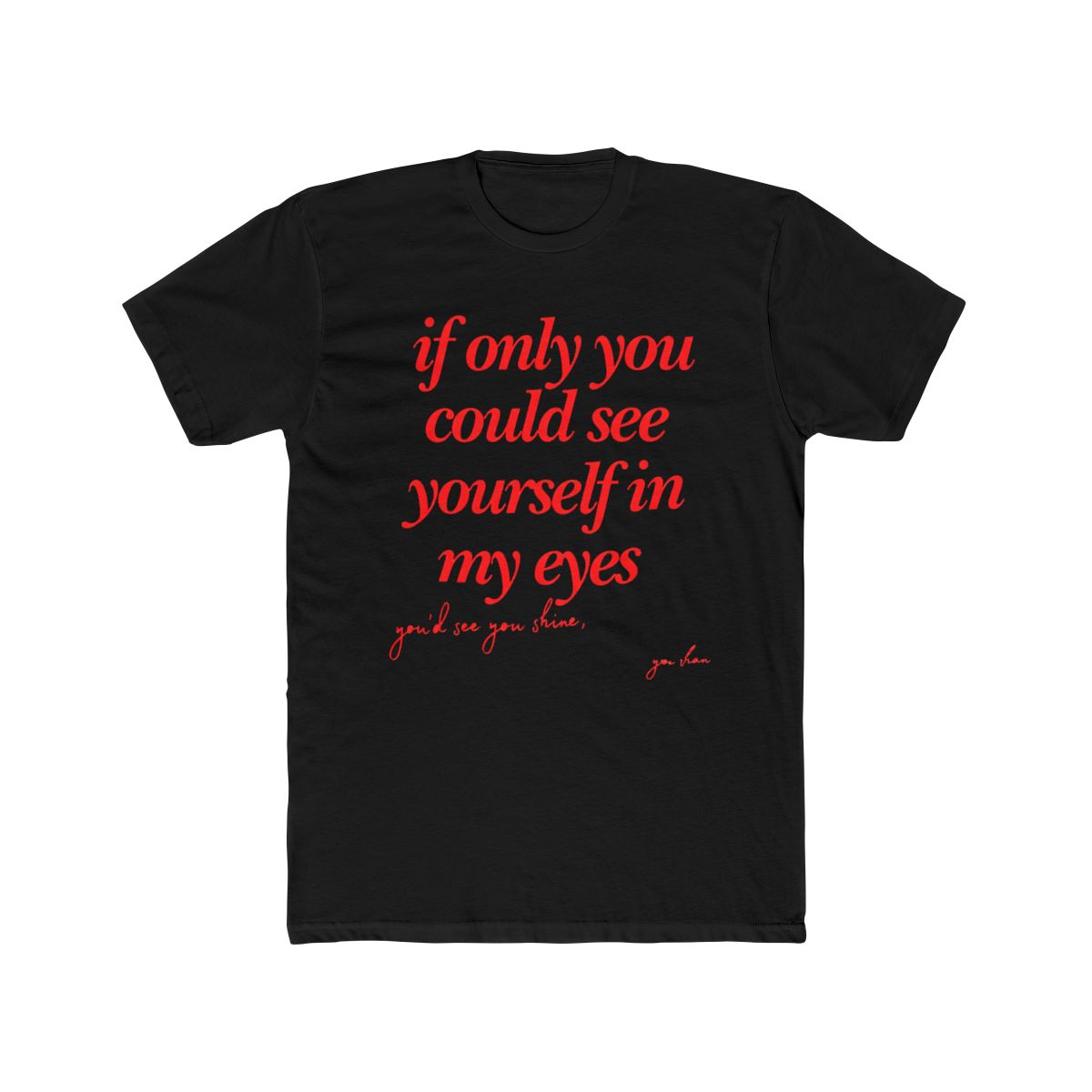 Fred Again T Shirt Fred Again Shirt Dermot (see yourself in my eyes) Lyrics Tee Fred Again.. Merch Tshirt Dermot Kennedy Shirt - alternate angle 3, merchandise