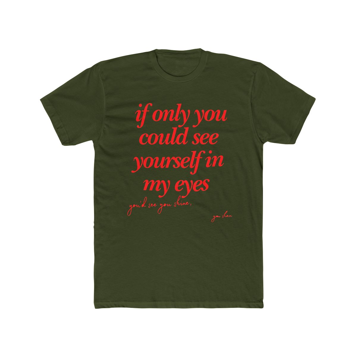 Fred Again T Shirt Fred Again Shirt Dermot (see yourself in my eyes) Lyrics Tee Fred Again.. Merch Tshirt Dermot Kennedy Shirt - alternate angle 5, merchandise