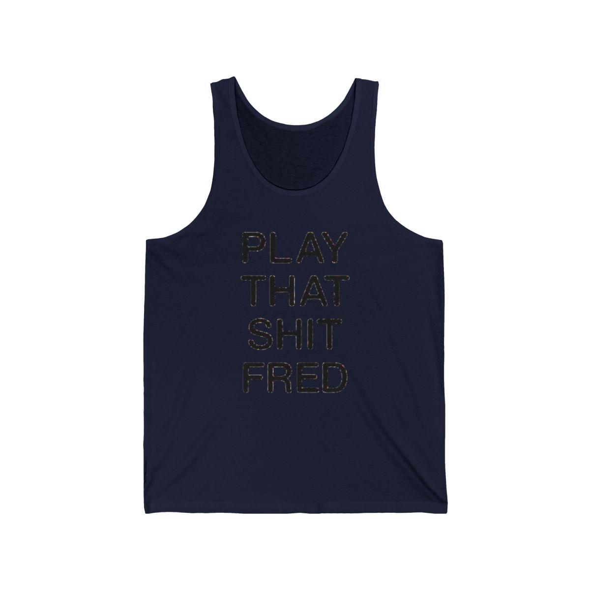 Play That S*** Fred | Print | White & Black Tank Top | Fred again | DJ | House Music | Concert | Y2K | Baby Tank | Gift | Cute | Rave - alternate angle 2, merchandise