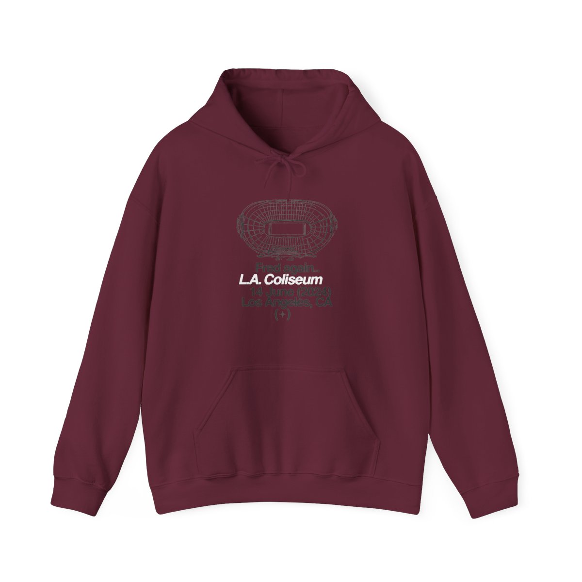 OFFICIAL Fred again.. Los Angeles Coliseum | Hoodie Size M - alternate angle 3, merchandise