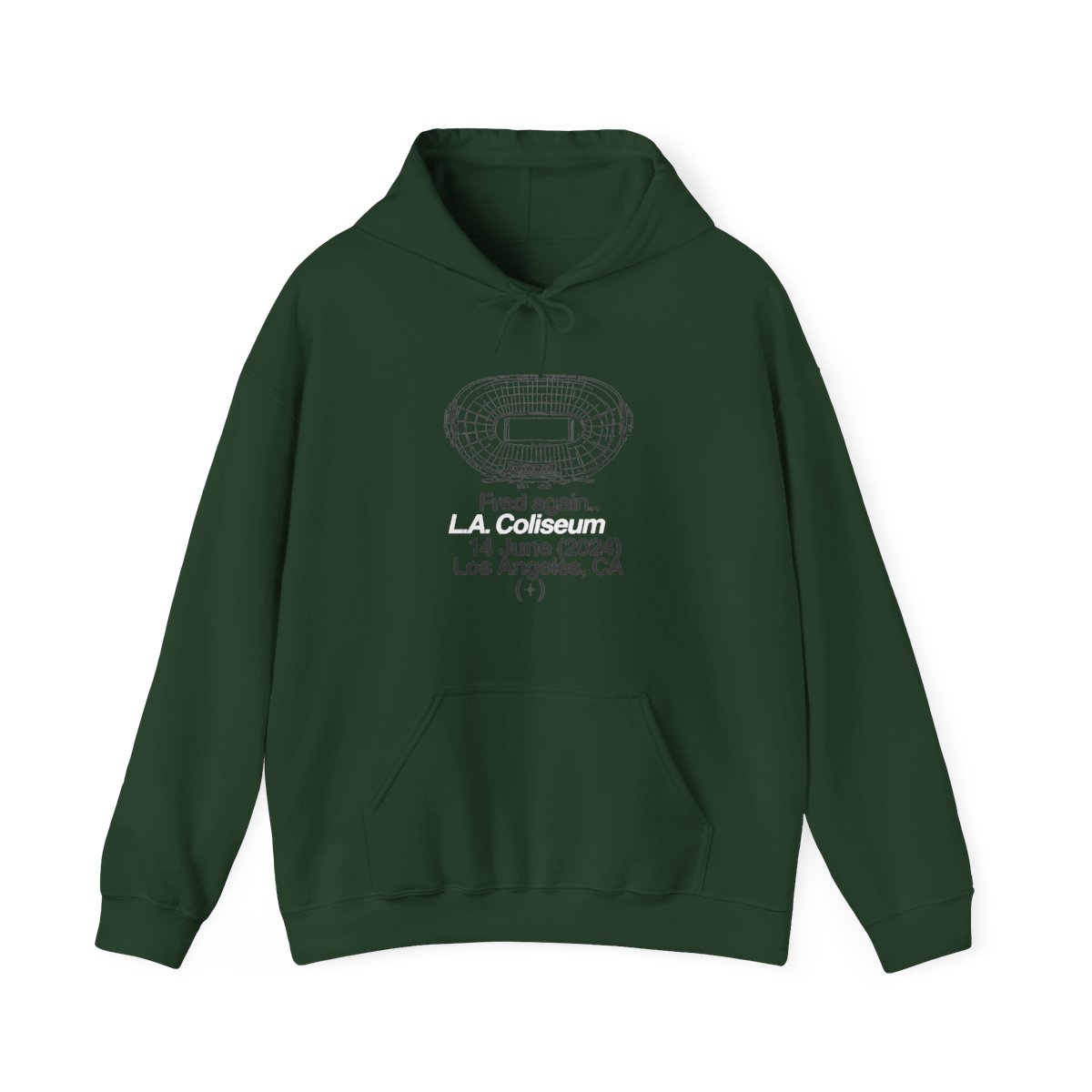 OFFICIAL Fred again.. Los Angeles Coliseum | Hoodie Size M - alternate angle 5, merchandise