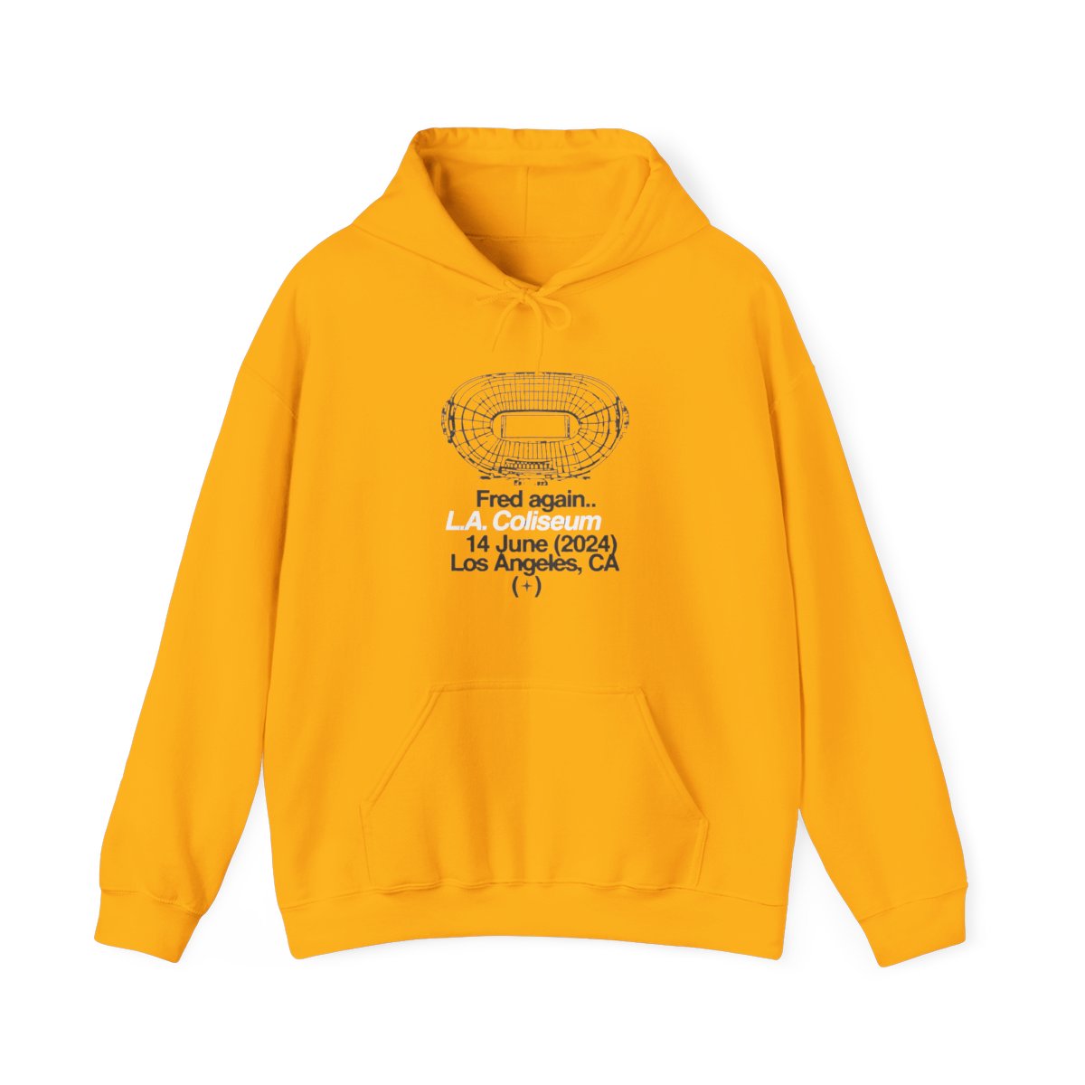 OFFICIAL Fred again.. Los Angeles Coliseum | Hoodie Size M - alternate angle 2, merchandise