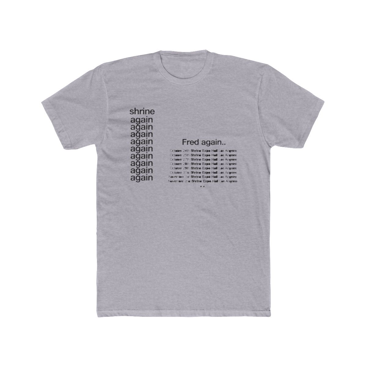 Fred Again Merch Oversized T Shirt Women Men Summer... From Huyanling168, | DHgate.Com - alternate angle 3, merchandise