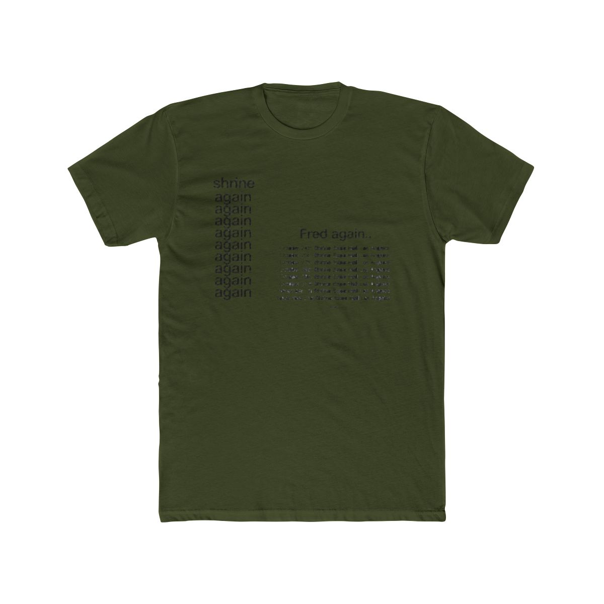Fred Again Merch Oversized T Shirt Women Men Summer... From Huyanling168, | DHgate.Com - alternate angle 4, merchandise