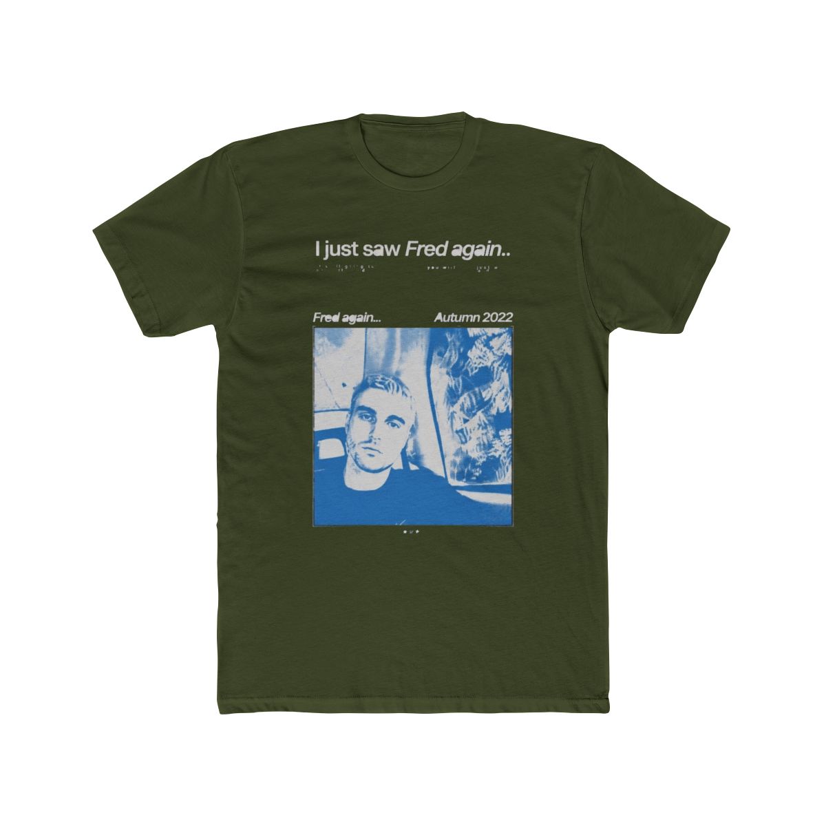 Designed some merch ideas for Fred Again EU tour! Thought it'd be fun to conceptualize a couple T Shirt designs since he doesn't have too much merch out there. : r/fredagain - alternate angle 5, merchandise