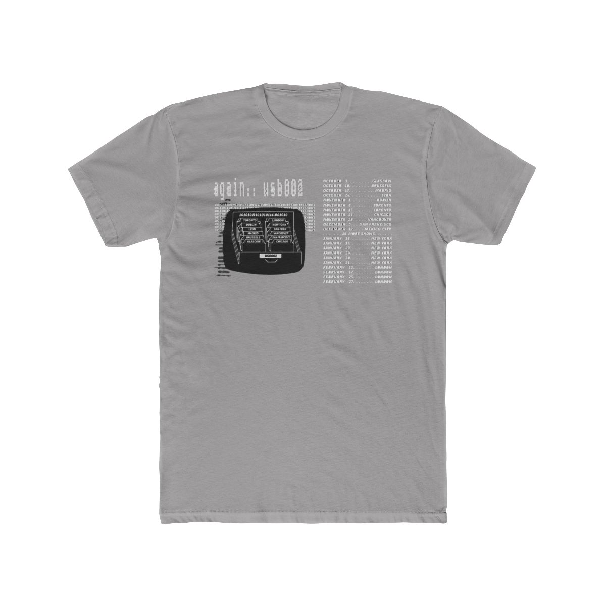 Fred again.. USB 002 New York 2026 Tour Merch Tee - Official T-Shirts merchandise