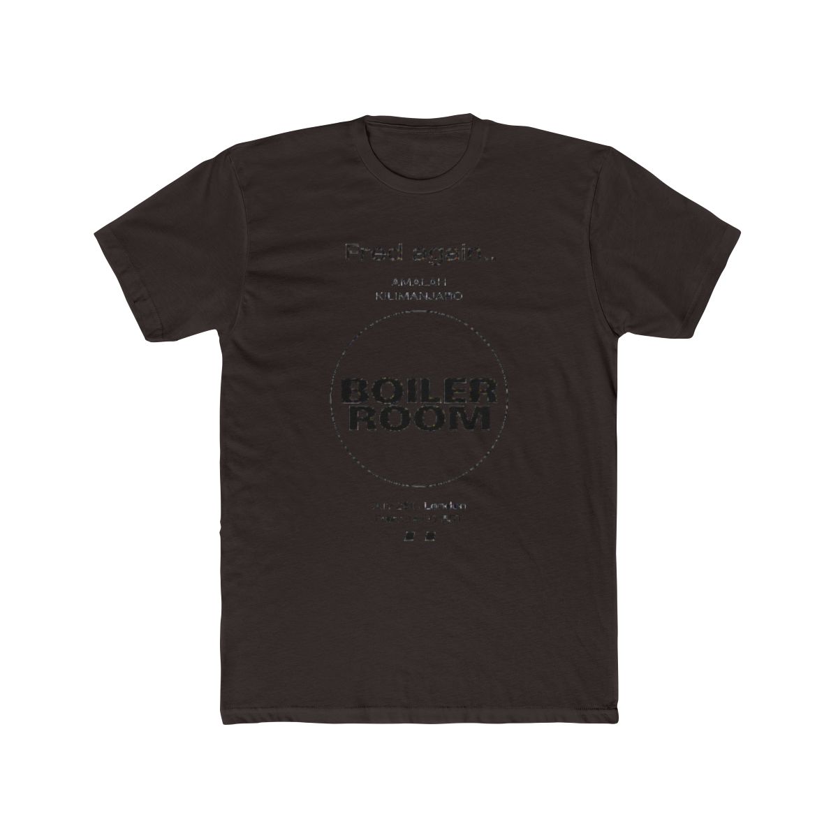 Fred Again Boiler Room Washed Cotton Tee Hip Hop Short Sleeve Casual Fashion T Shirt - alternate angle 2, merchandise