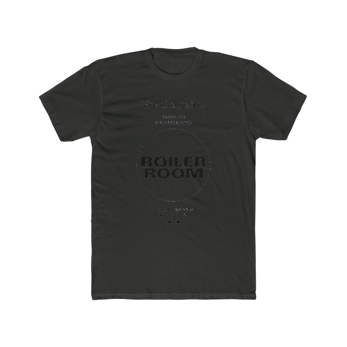 Fred Again Boiler Room Washed Cotton Tee Hip Hop Short Sleeve Casual Fashion T Shirt - alternate angle 5, merchandise
