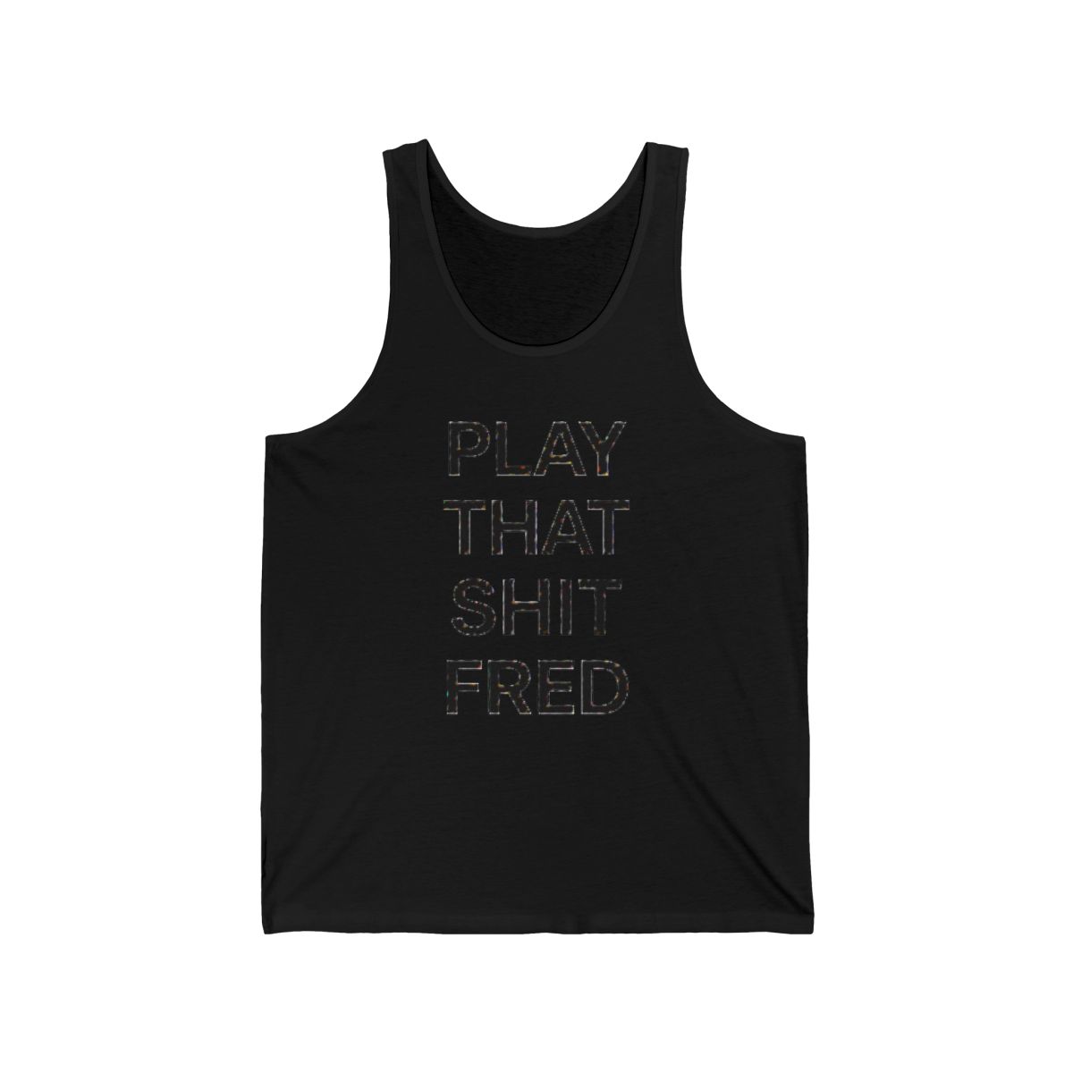Play That S*** Fred | | White & Black Tank Top | Fred again | DJ | House Music | Concert | Y2K | Baby Tank | Gift | Cute | Rave - Official Tank Tops merchandise