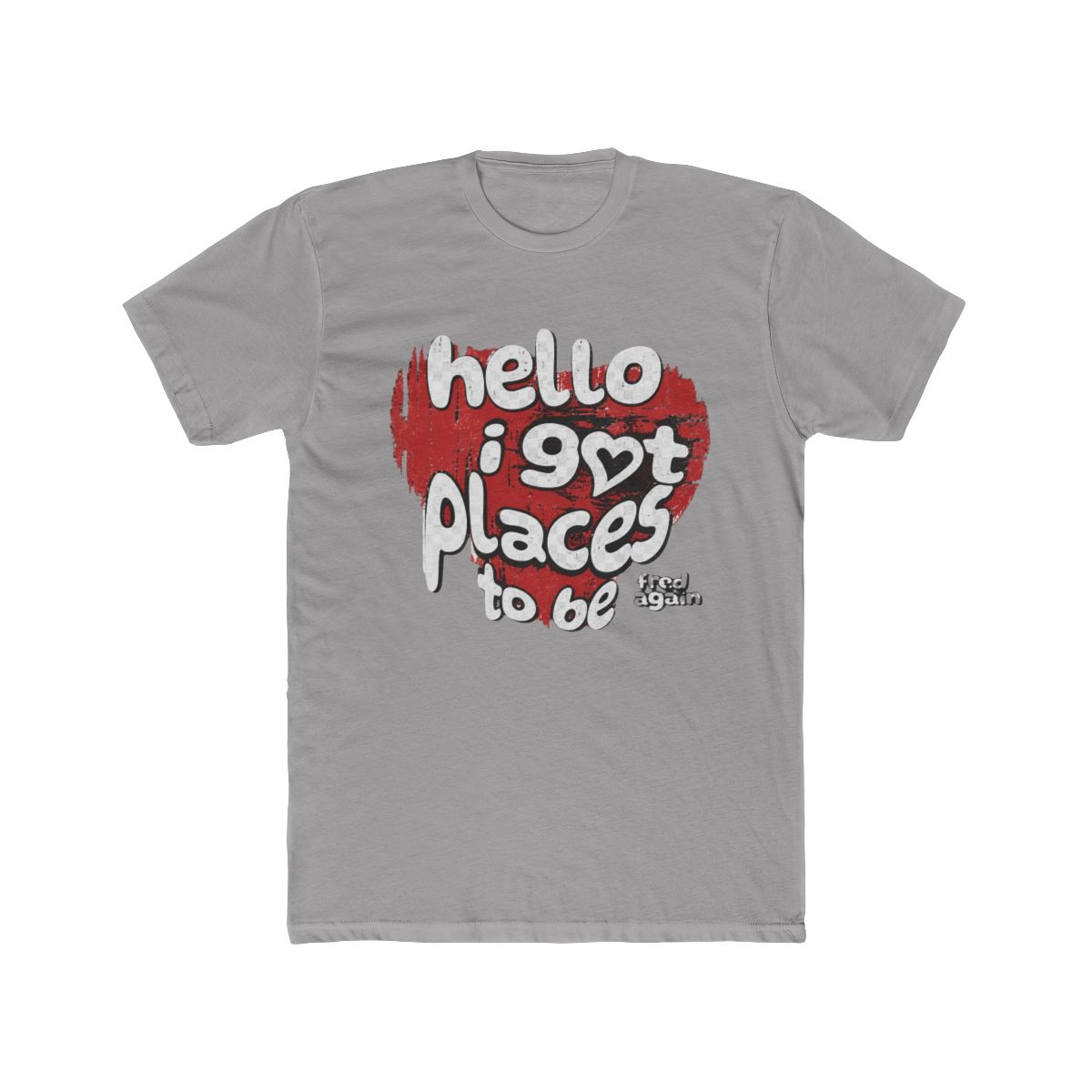 100% Cotton Hello I Got Places To Be X Fred Again Shirt, Festival Outfit EDM Rave Festival Tee, House Music DJ Merch, Techno Gift Fred Again Merch - Official T-Shirts merchandise